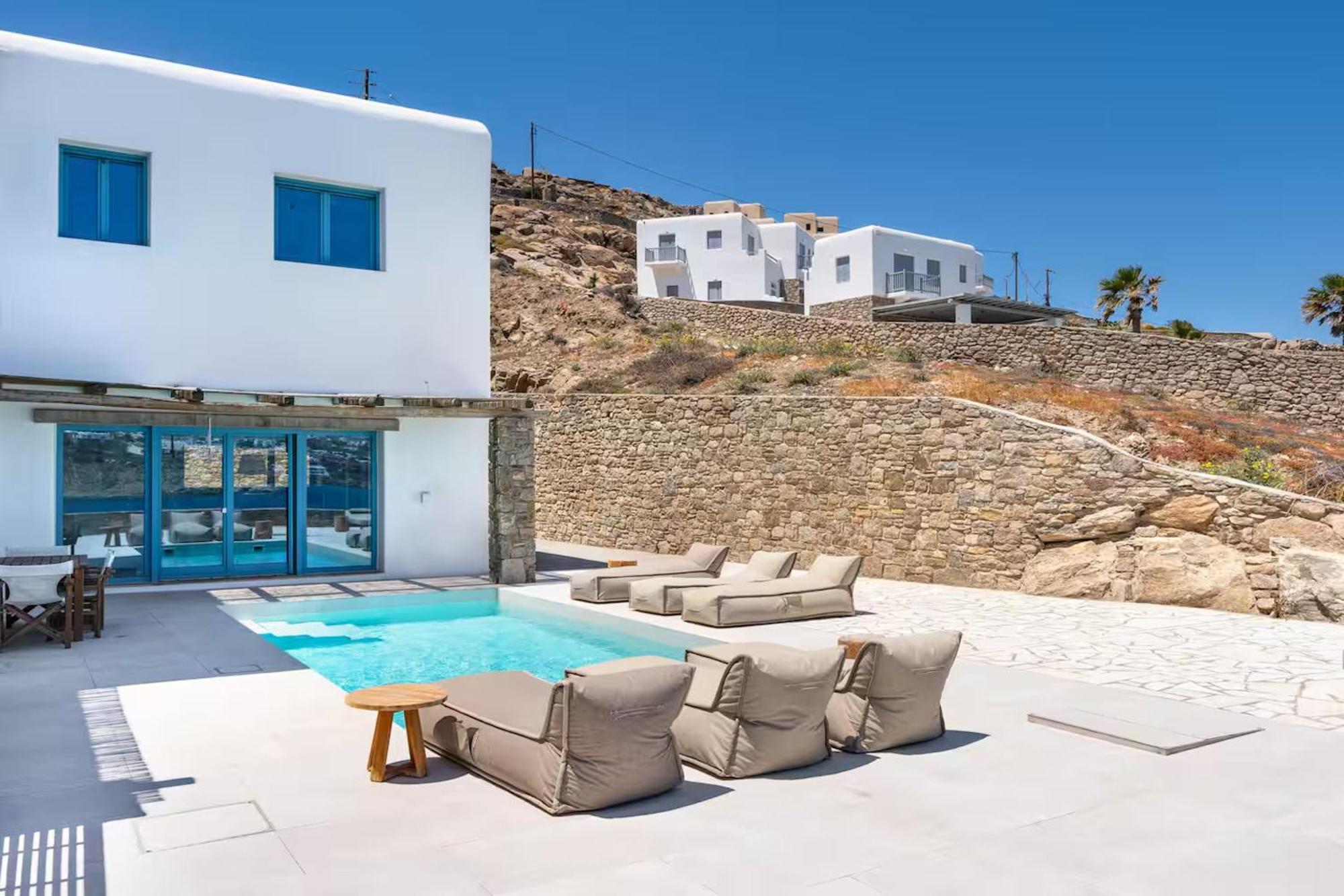 Villa Myko Three - Mg Villa Mykonos Ornos  Luaran gambar
