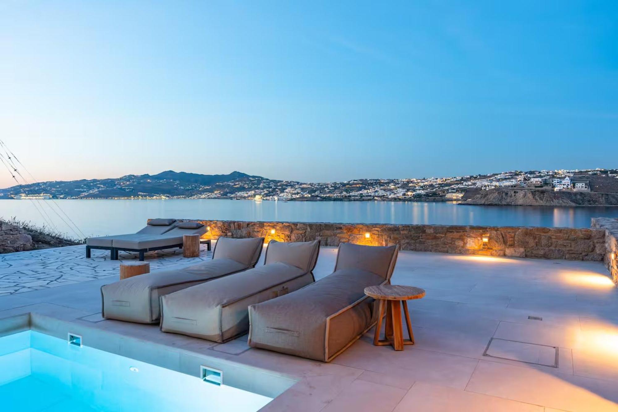 Villa Myko Three - Mg Villa Mykonos Ornos  Luaran gambar