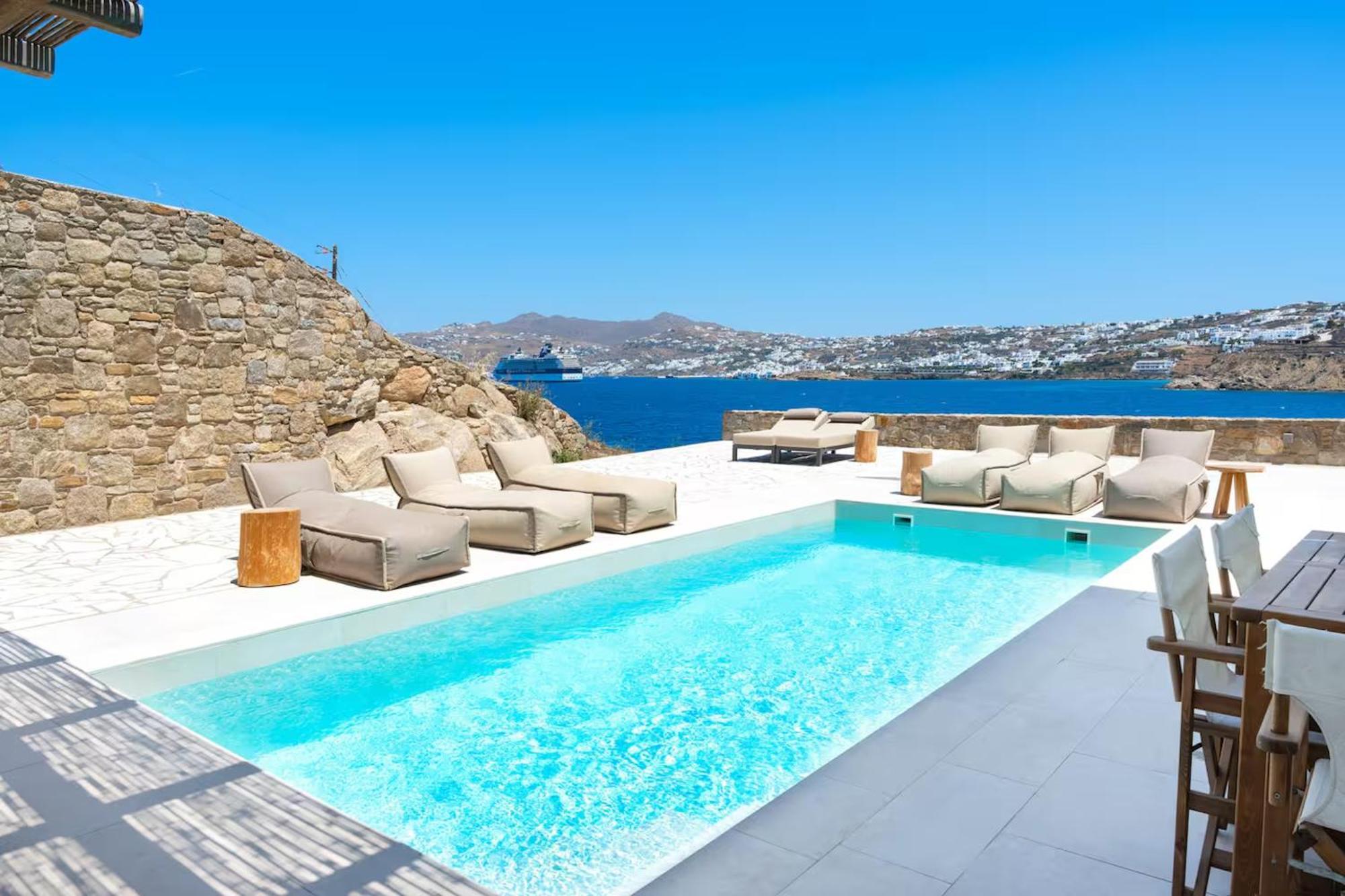 Villa Myko Three - Mg Villa Mykonos Ornos  Luaran gambar